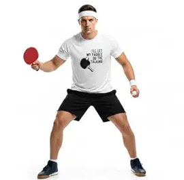 Performance Table Tennis T-Shirt – Unisex, Sweat-Absorbing & Ventilated for Fitness, Practice & Match Days