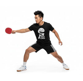 Unisex Table Tennis T-Shirt – Quick-Dry, Ventilated & Lightweight for Intense Practice, Fitness & All-Day Comfort