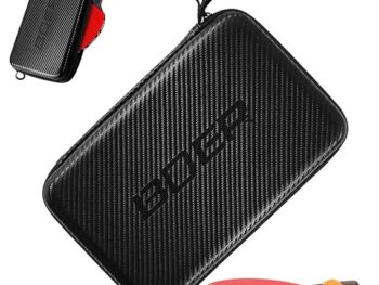 Proberos® Table Tennis Paddle Case EVA Waterproof Zipper Pouch for Ping Pong Rackets and Balls Table Tennis Paddle Carry Bag