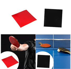 Table Tennis Racket Rubber Lightweight Highly Elastic Table Tennis Accessory Red| Sports Equipment | Outdoor Sports Gear | Exercise Gear