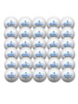 probo-t Pack of 100 Table Tennis Balls, White, 1 Star by Sports Ami ABS, Seemless.
