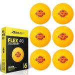 Boldfit Table Tennis Balls High Performance TT for Match 40+ for Professional TT 3Star for Advance Training Seamless ABS Plastic Table Tennis Orange Pack of 6