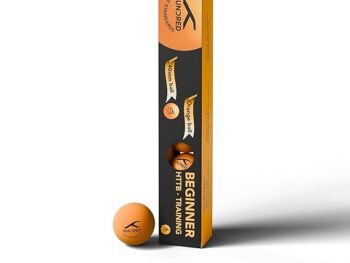 Table Tennis Training Balls for Beginners | 6-in-1 Ball Set | Durable Plastic Ping Pong Balls for Skill Development & Multi-Ball Training